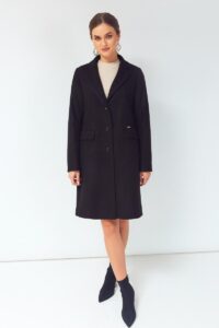klasyczny płaszcz roksana czarny