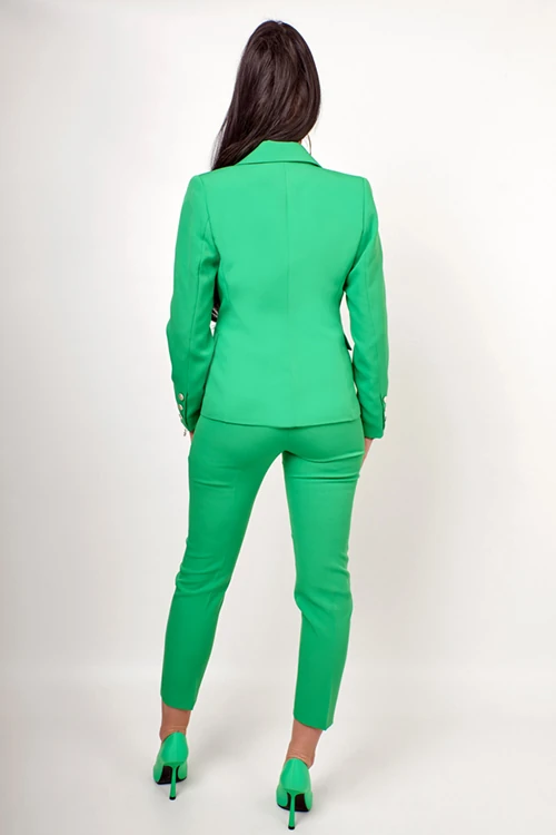 zielony garnitur damski Roberta tyl