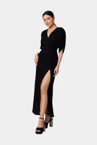 czarna sukienka maxi
