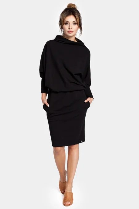 Czarna stylowa sukienka Mini